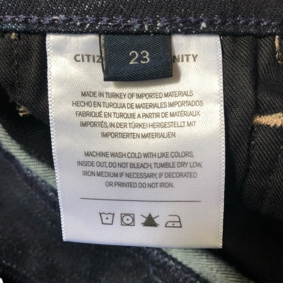 Citizens of Humanity Isola Cropped Boot Jeans Size 23 Solace Indigo Wash NWT NEW - Picture 13 of 15